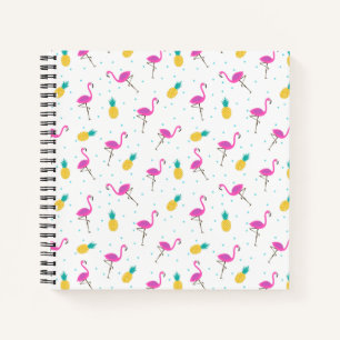 Neon Flamingos Notitieboek