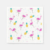 Neon Flamingos Servet (Voorkant)