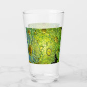 Neon Floral #3 Glas (Achterkant)