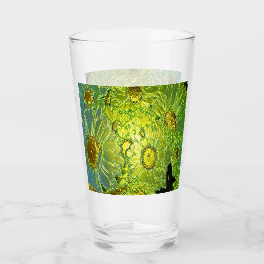 Neon Floral #3 Glas (Voorkant)