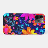 Neon Floral Fantasy Case-Mate iPhone Case (Achterkant (horizontaal))