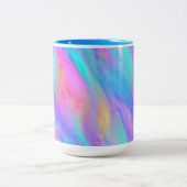 Neon Flow gepersonaliseerde mok (Center)