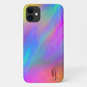 Neon Flow gepersonaliseerde telefoonhoes iPhone 11 Hoesje