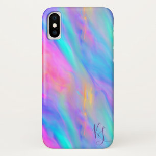 Neon Flow gepersonaliseerde telefoonhoes iPhone X Hoesje