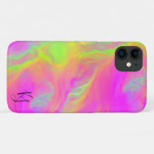 Neon Flow gepersonaliseerde telefoonhoes Case-Mate iPhone Case (Achterkant (horizontaal))