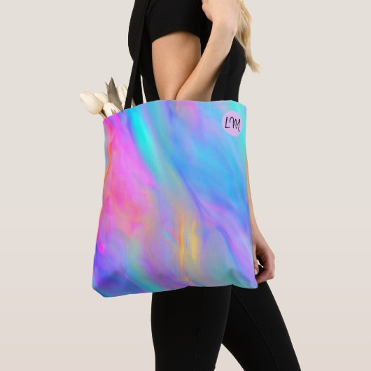 Neon Flow Sac fourre-tout personnalisé (De près)