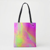 Neon Flow Sac fourre-tout personnalisé (Devant)