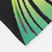 Neon Flowers Fleece Deken (Hoek)