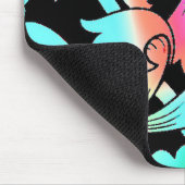 Neon Flowers Muismat (Hoek)