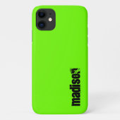 Neon Fluorescent Green Case-Mate iPhone Case (Achterkant)