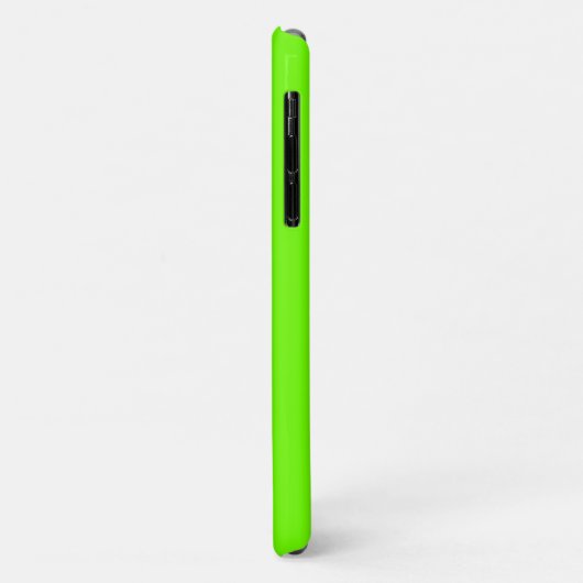 Neon Fluorescent Green Case-Mate iPhone Case (Achterkant/links)