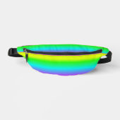 Neon fluorescerende Stripe Retro Heuptasje (Voorkant)