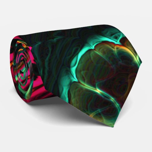 Neon Fractal 2 Cravate (Roulé)