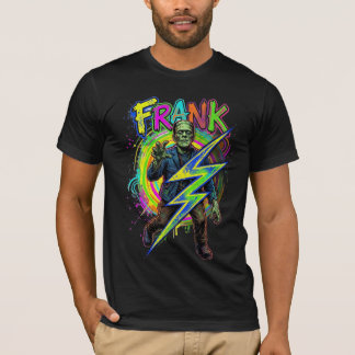 Neon Frankenstein T-shirt - Retro Monster