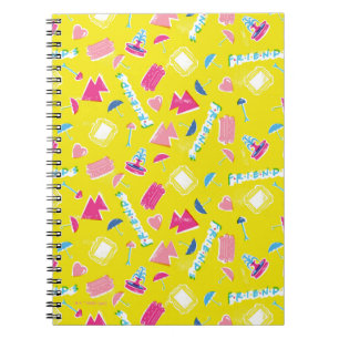 Neon FRIENDS™ Iconenpatroon Notitieboek