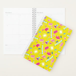 Neon FRIENDS™ Iconenpatroon Planner
