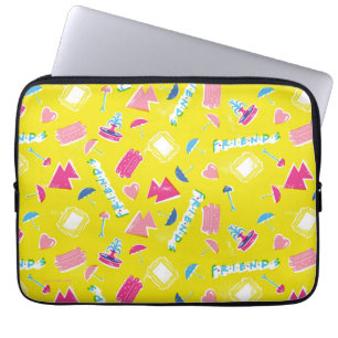 Neon FRIENDS™-pictogrampatroon Laptop Sleeve