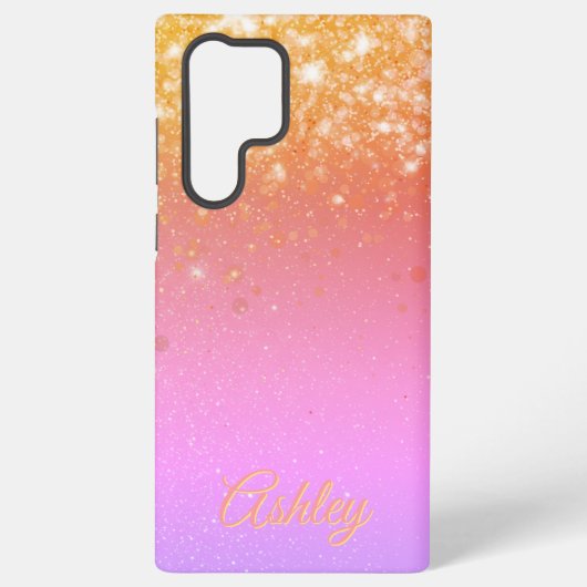 Neon Galaxy Gradient Samsung Galaxy Hoesje (Achterkant)