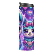 Neon Galaxy Llama Trio met harten Thermosbeker (Geroteerd rechts)