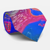 Neon Galaxy Stropdas (Opgerold)