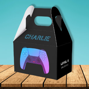 NEON GAMER CONTROLLER Favor Box Bedankdoosjes