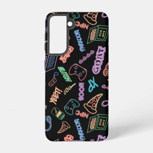 Neon Gamer Samsung Galaxy Hoesje