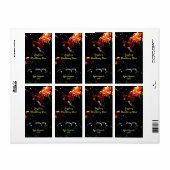 Neon Garden Vins Étiquettes (Feuille entière)