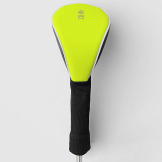 Neon geel - 余白 yohaku Golf Head Cover