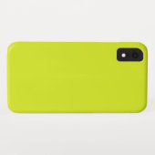 Neon geel Case-Mate iPhone case (Achterkant (horizontaal))