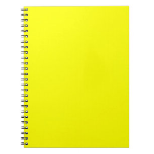 Neon Geel Effen Kleur Notitieboek