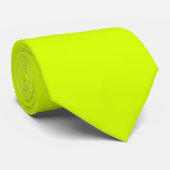 Neon geel, hoge zichtbaarheid Chartreuse Stropdas (Opgerold)