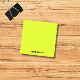 Neon Geel Professioneel Minimalistisch Zwart Schri Post-it® Notes