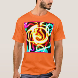 Neon Geometric Art Design voor uw behoeften T-shirt