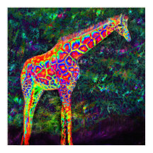 neon giraffe