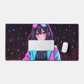 Neon Girls Don’t Cry Desk Mat (Clavier et souris)