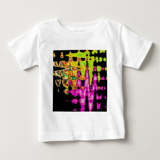 Neon Glitch Abstracte kunst Poster Print (Voorkant)