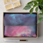 Neon gloed in donkere schedel decoupage tissuepapier (Geschenk)