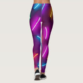Neon Gloed Leggings (Achterkant)