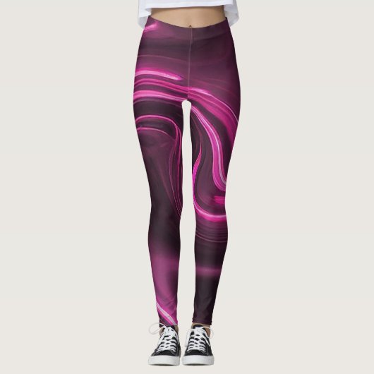 Neon Gloed Leggings (Voorkant)