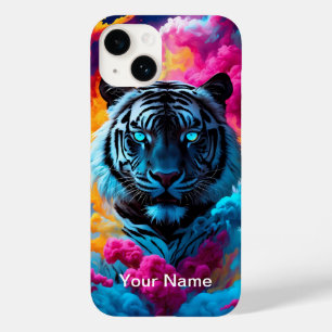 Neon Gloeiende Tijger mystiek en etherisch Case-Mate iPhone 14 Hoesje