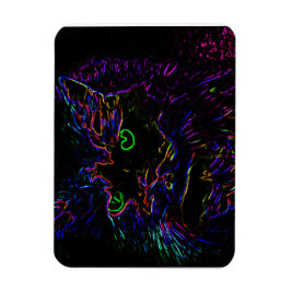 Neon Glow Cat Magneet