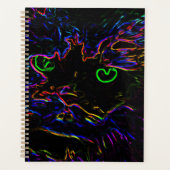 Neon Glow Cat Planner (Voorkant)