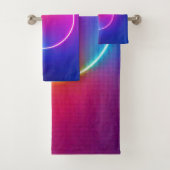 Neon Glow Circle Abstract Art (En situation)