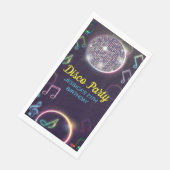 Neon Glow Disco Dance Verjaardagsfeest Servet (Hoek)