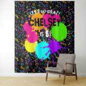 Neon Glow Foto achtergrond, Glow Party Back Drop Wandkleed (In situ)