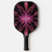 Neon Glow Light Sticks Abstract ontwerp Pickleball Paddle (Voorkant)