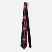 Neon Glow Light Sticks Abstract ontwerp Stropdas (Voorkant)