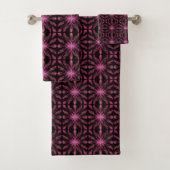 Neon Glow Light Sticks Abstract patroon Bad Handdoek (Insitu)