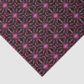 Neon Glow Light Sticks Abstract patroon Tissuepapier (Detail)