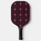 Neon Glow Light Sticks Abstract Patroonontwerp Pickleball Paddle (Voorkant)